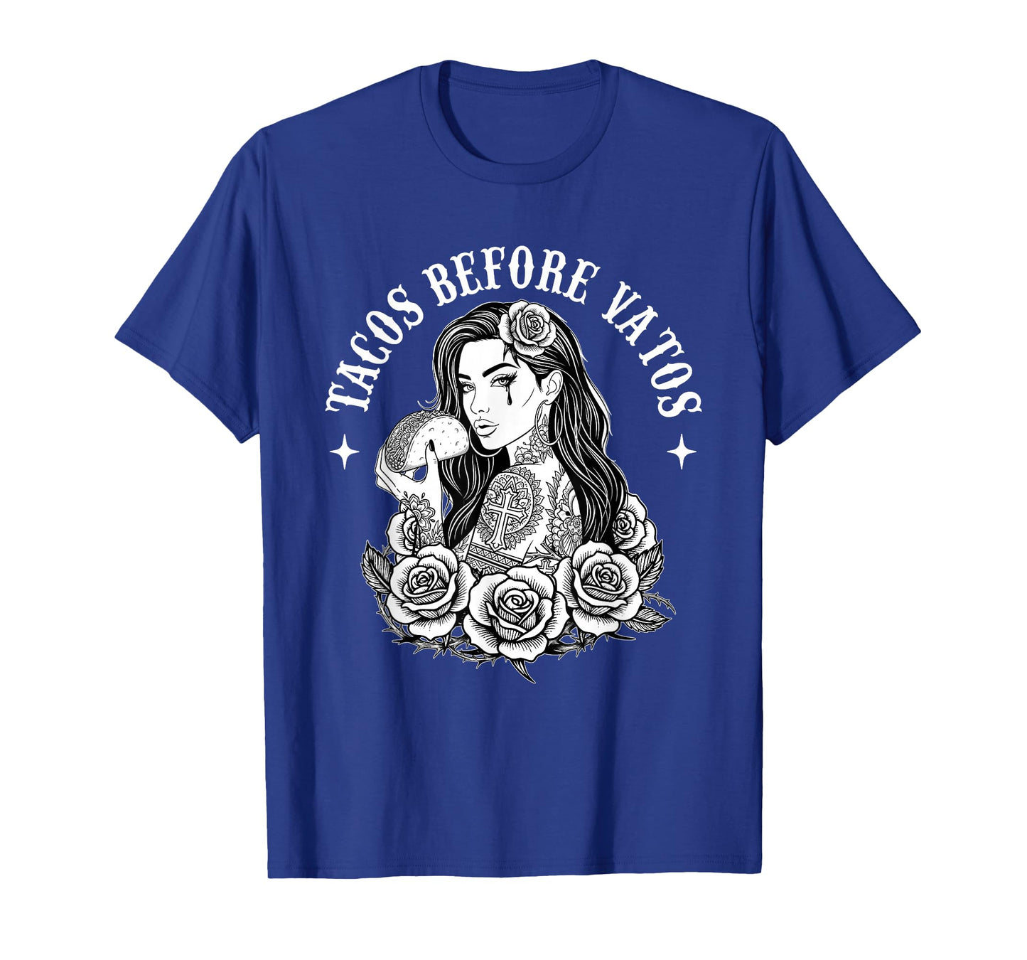 Tacos Before Vatos - Taco Lover Mexican Food Cinco de Mayo T-Shirt