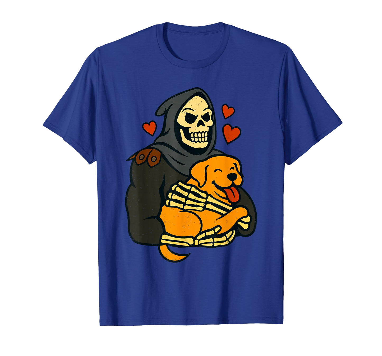 Grim Reaper Retriever Dog Halloween Lover Spooky Season T-Shirt