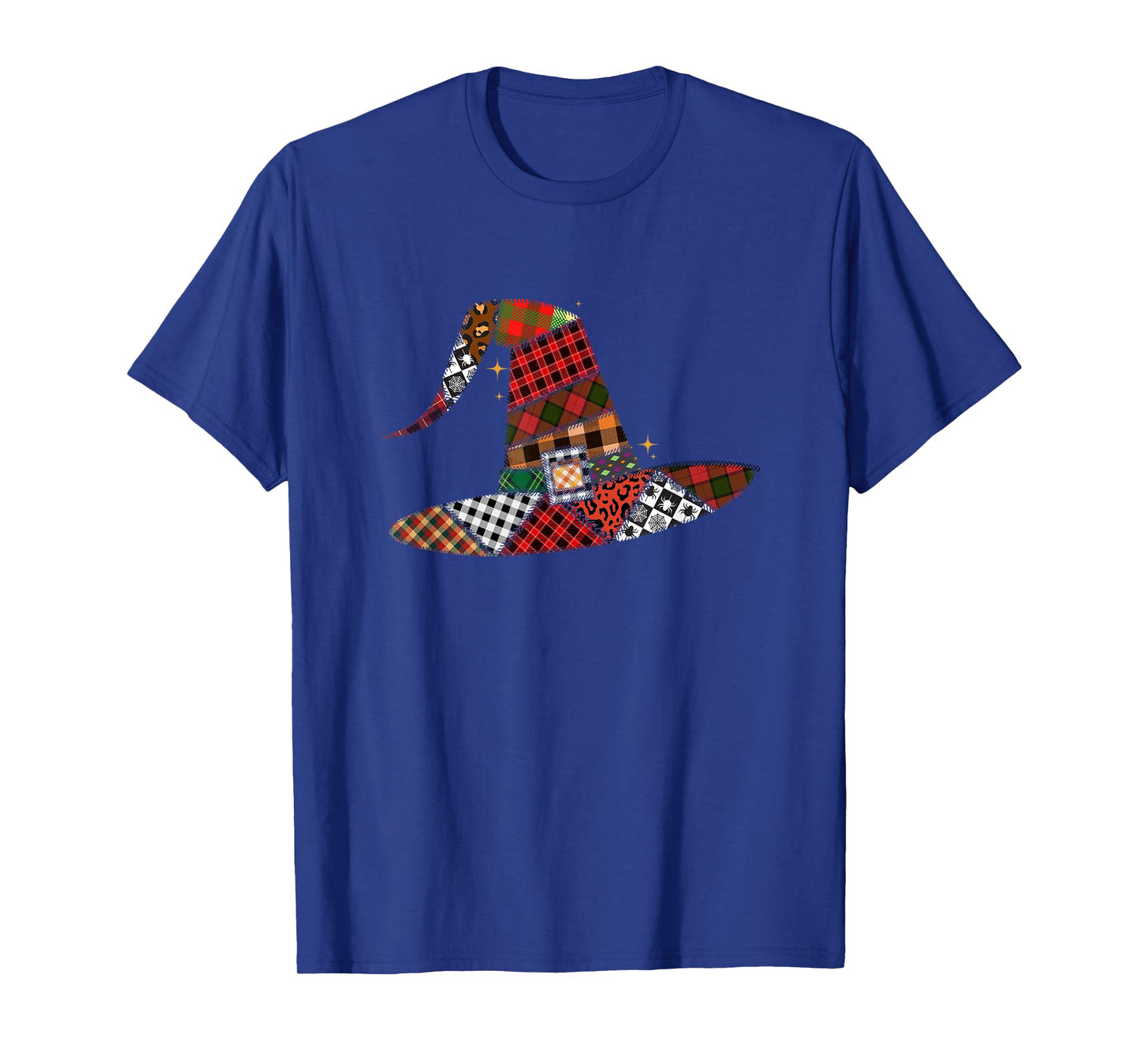 Colorful Leopard Witch's Hat Halloween Couple Family Cosplay T-Shirt