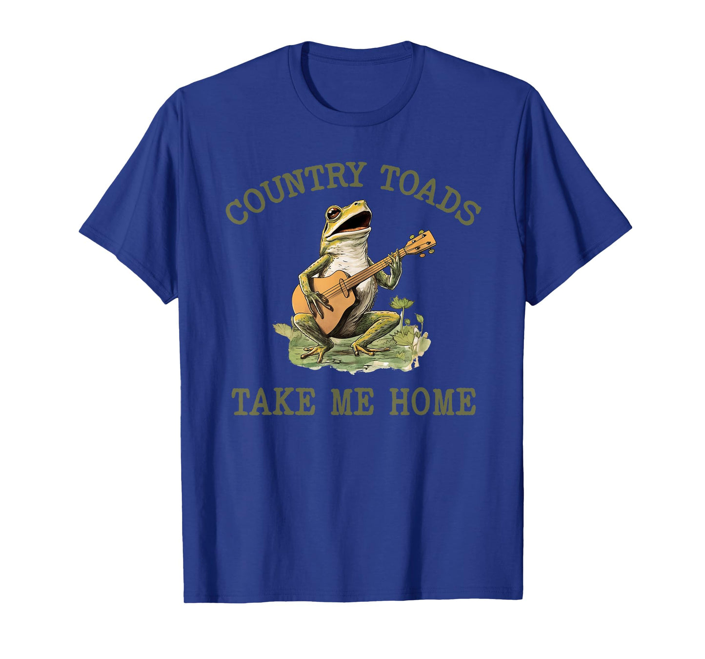 Funny Country Toads Take Me Home Vintage Graphic Tee T-Shirt