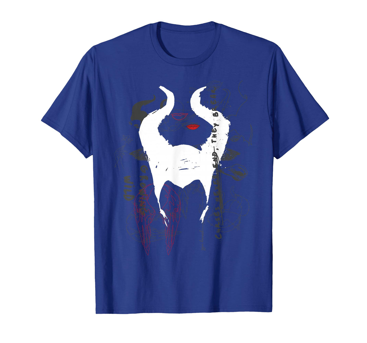 Disney Maleficent Mistress Of Evil Growing Wild Collage T-Shirt