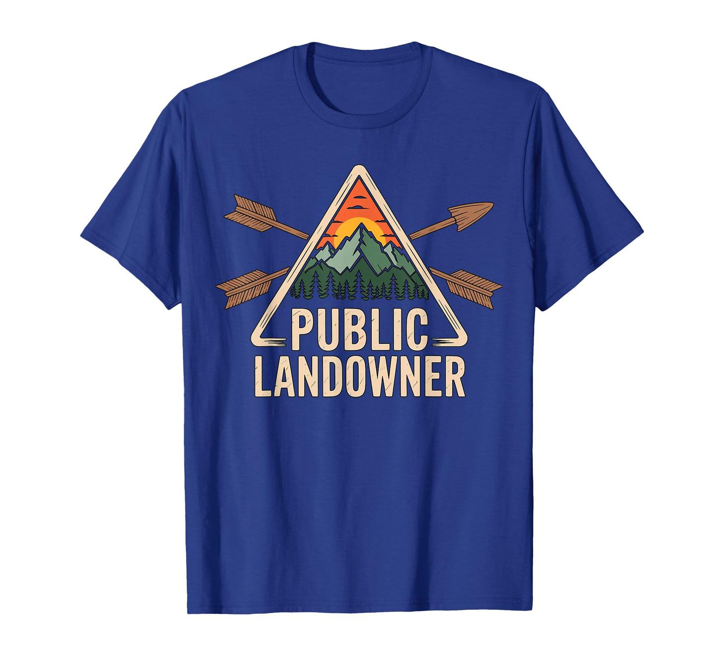 Public Landowner Nature Mountains Camping Hiking T-Shirt