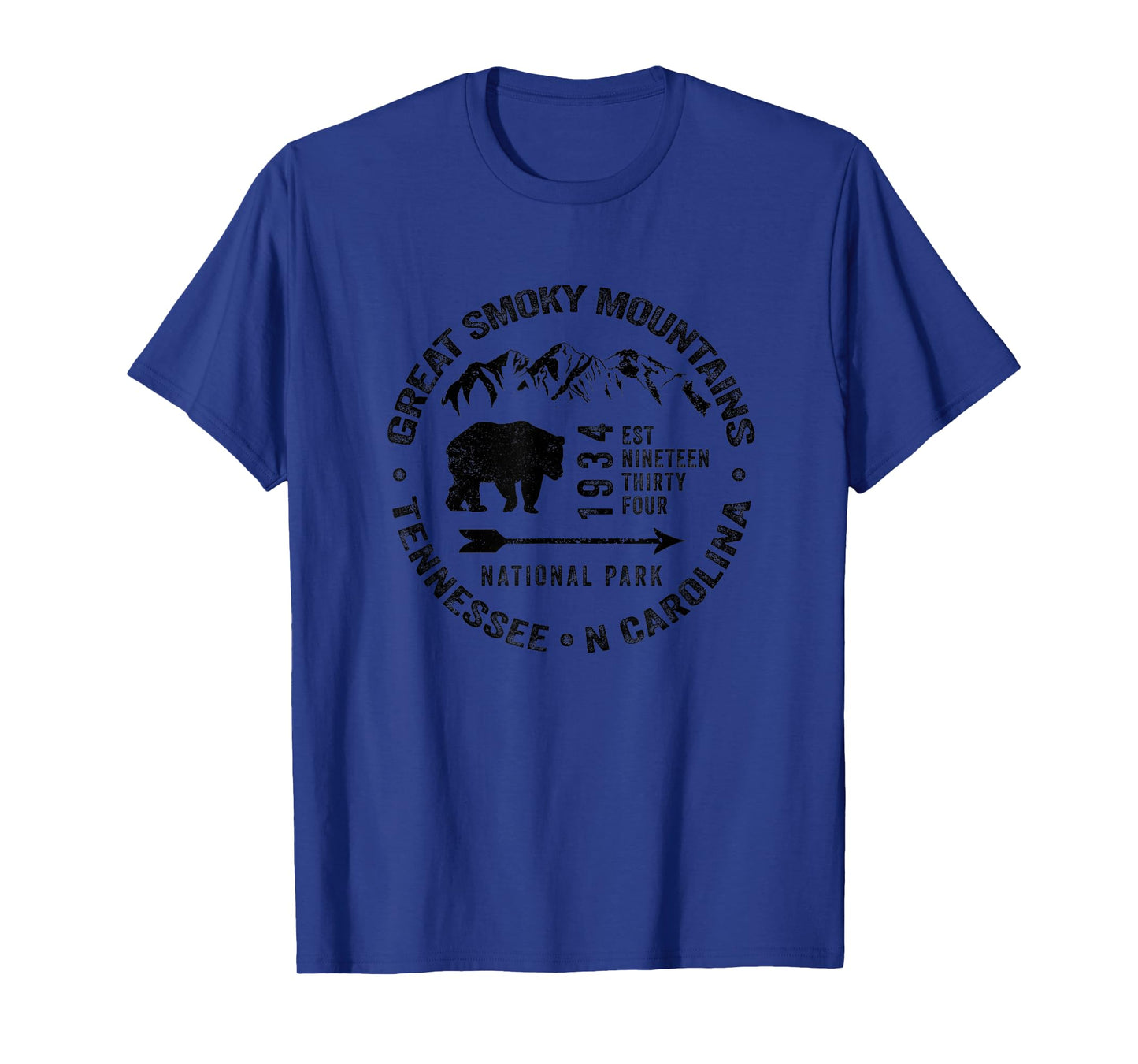Great Smoky Mountains National Park USA Black Bears Hiking T-Shirt
