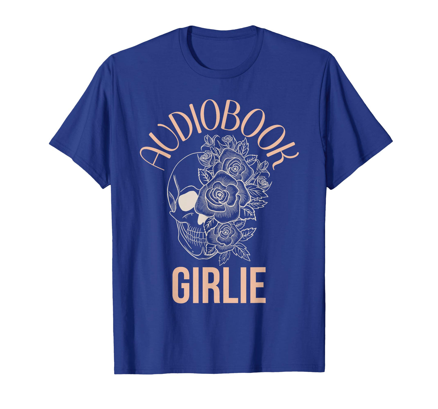 Dark Romance Audio Book Girlie Women Spicy Books Skeleton T-Shirt