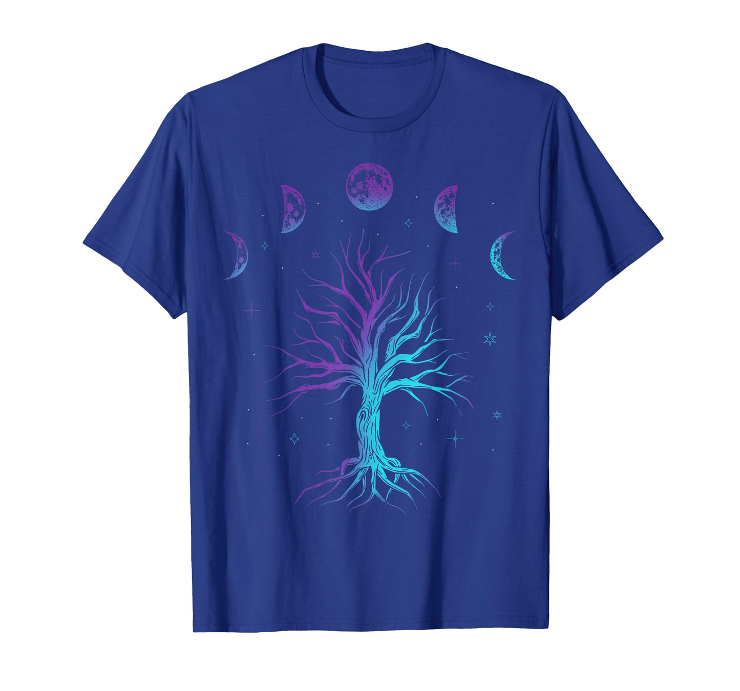 Moon Phase Tree of Life - Viking Pagan Wicca T-Shirt