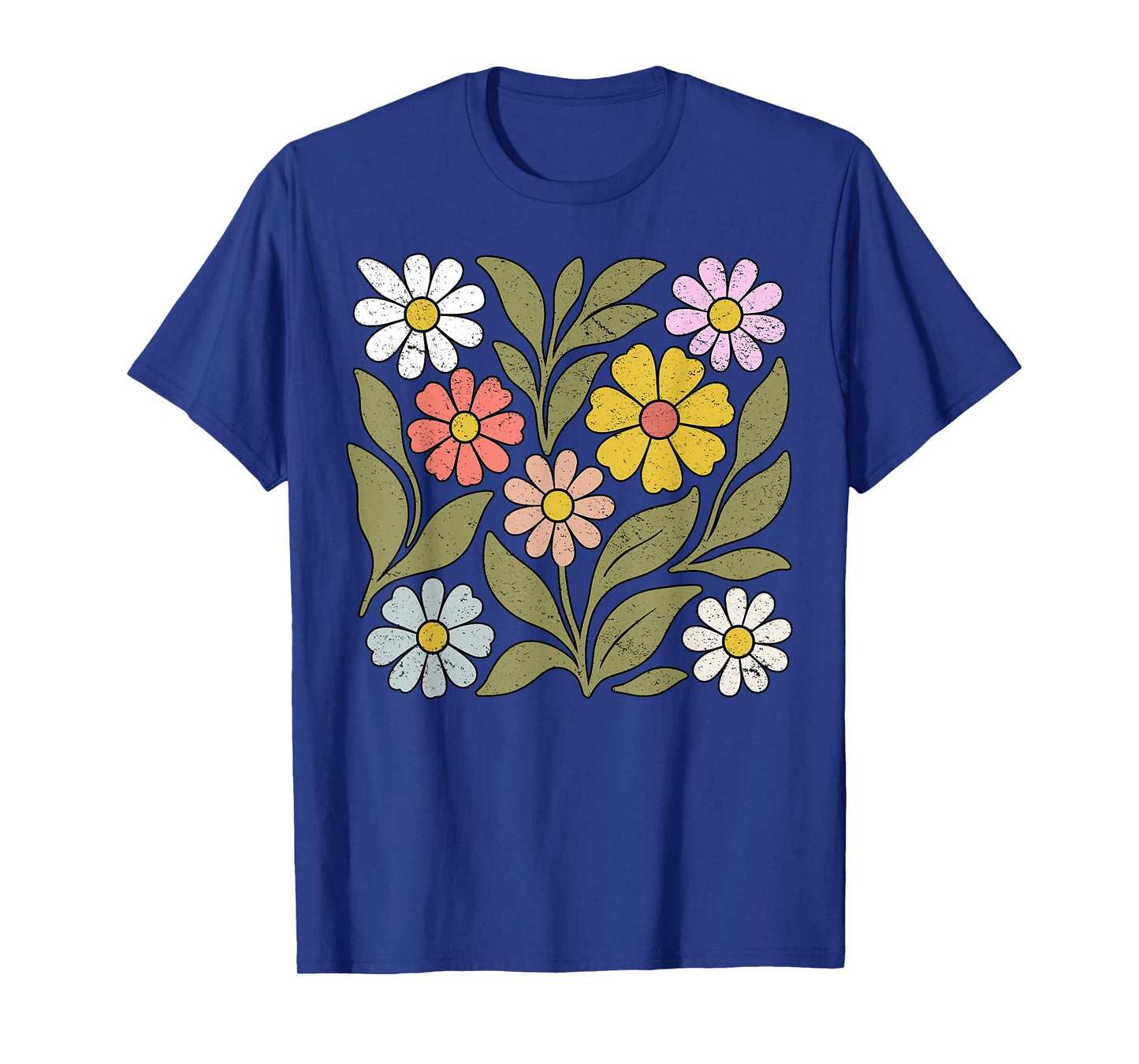 Boho Wildflower Floral Garden Plant T-Shirt