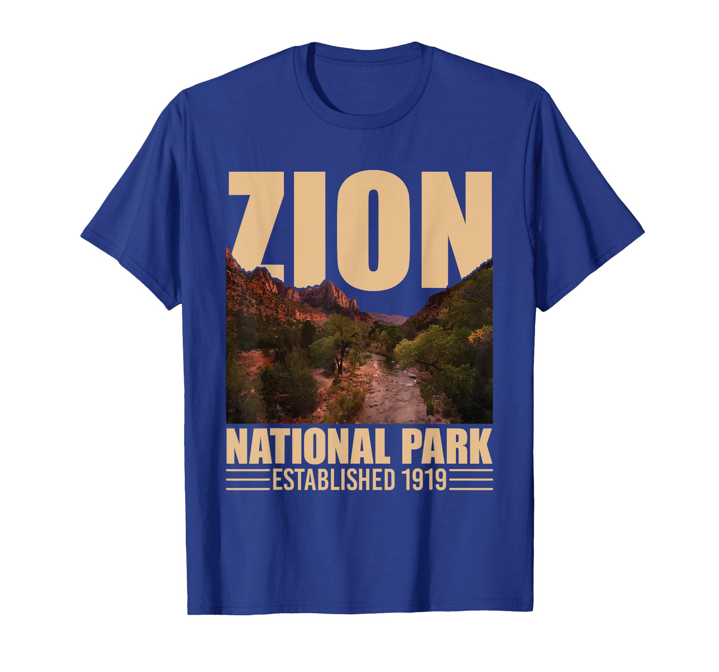 Zion National Park - Retro Hiking & Camping Lover T-Shirt