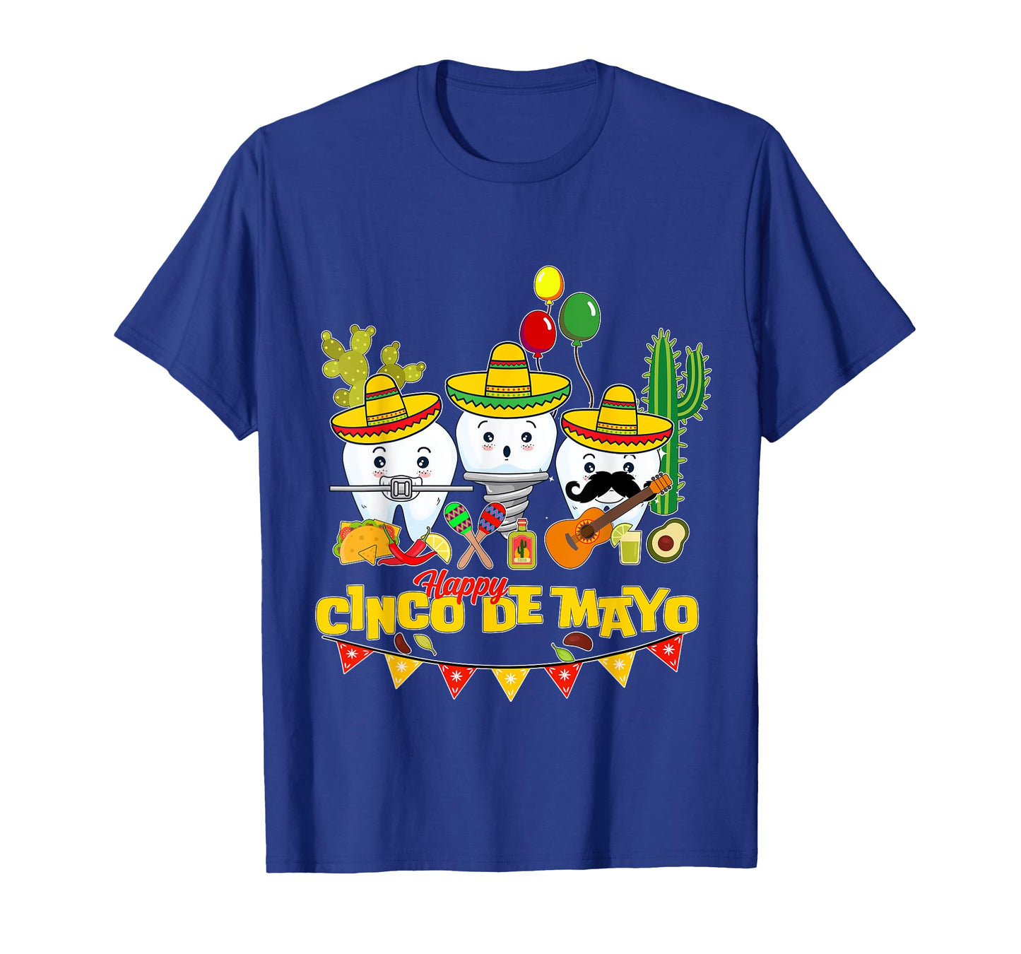 Funny Dental assistant Dentist Dental student Cinco de mayo T-Shirt