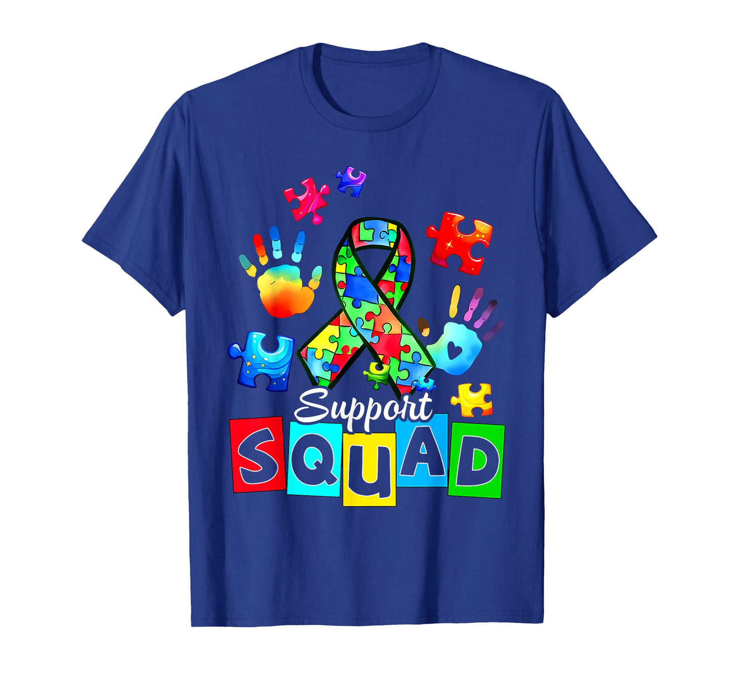 Autism Awareness Autism Support Squad Family T-Shirt
