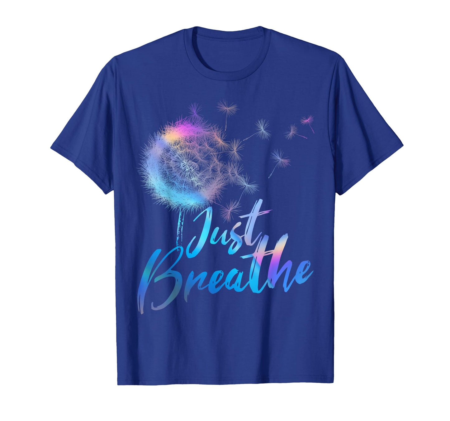 Just Breathe Dandelion Wildflower Botanical Nature Flower T-Shirt
