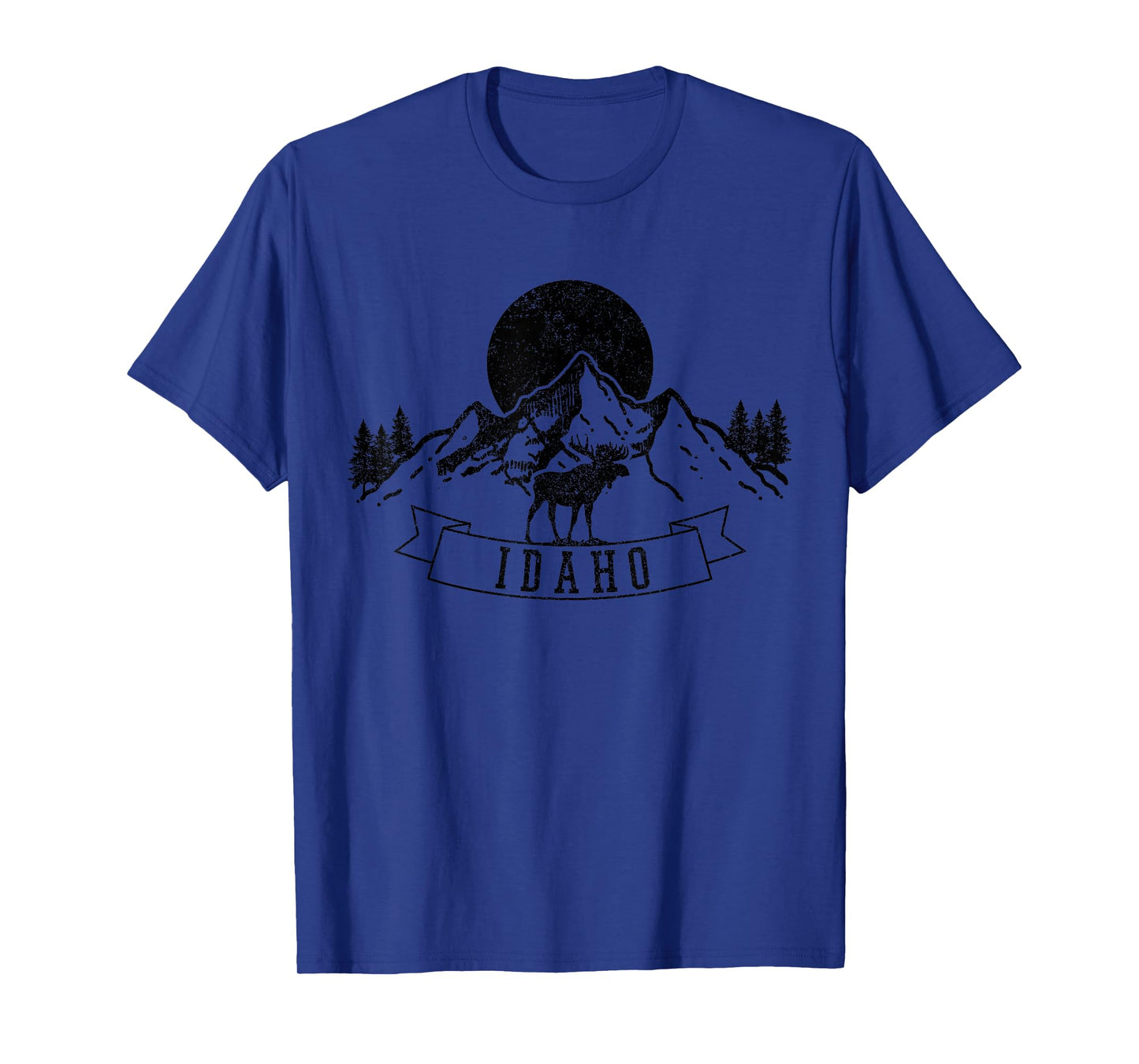 Idaho Moose Mountains Nature Hiking Souvenir Pride Gift T-Shirt