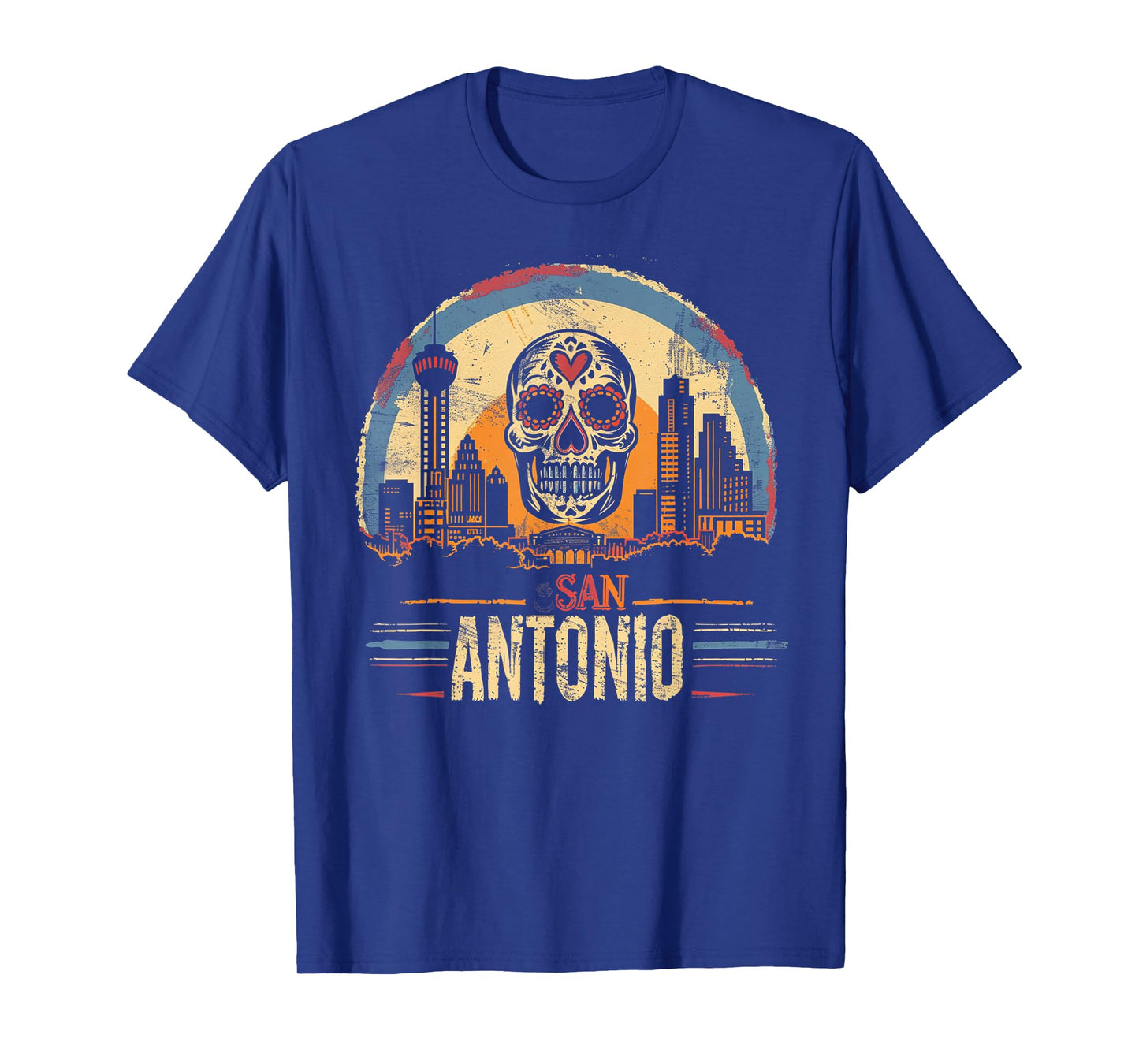 San Antonio - Sugar Skull Cinco De Mayo Fiesta Matching T-Shirt