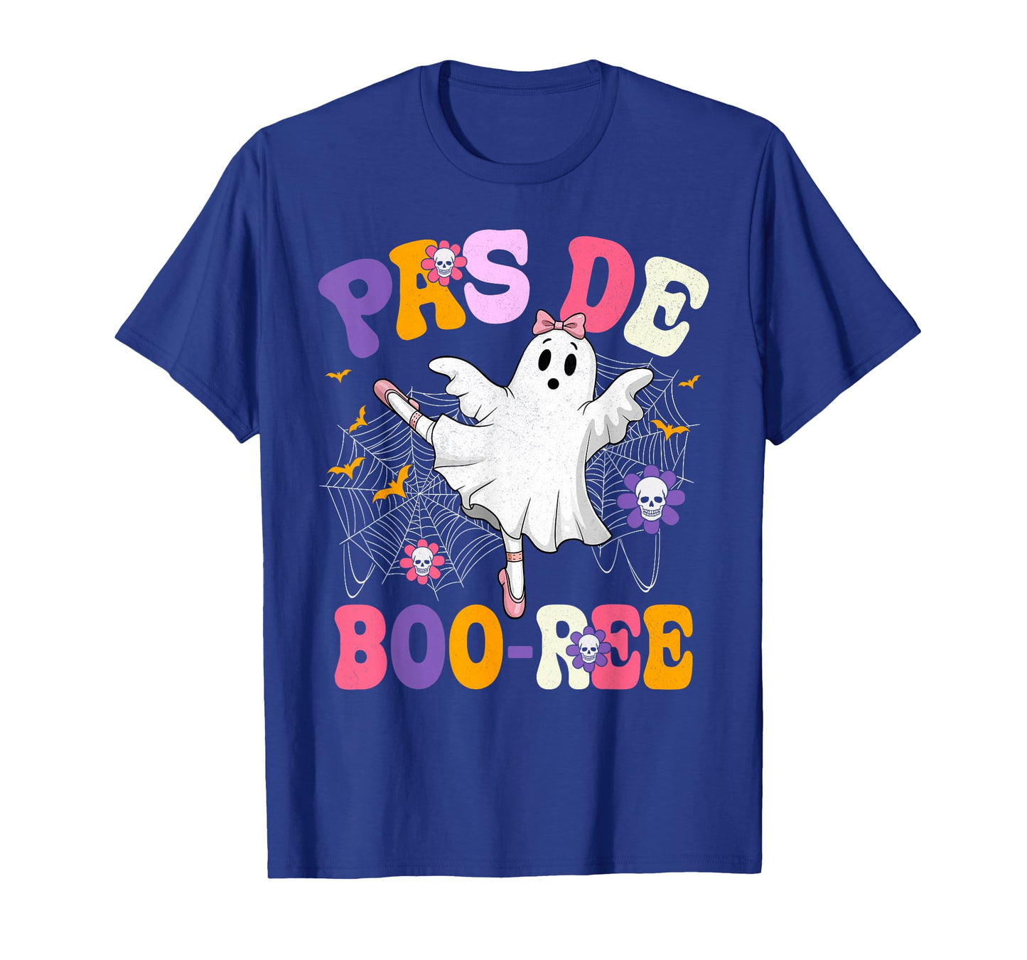 Pas De Boo-Ree Groovy Halloween Costume Ballet Dancing Ghost T-Shirt