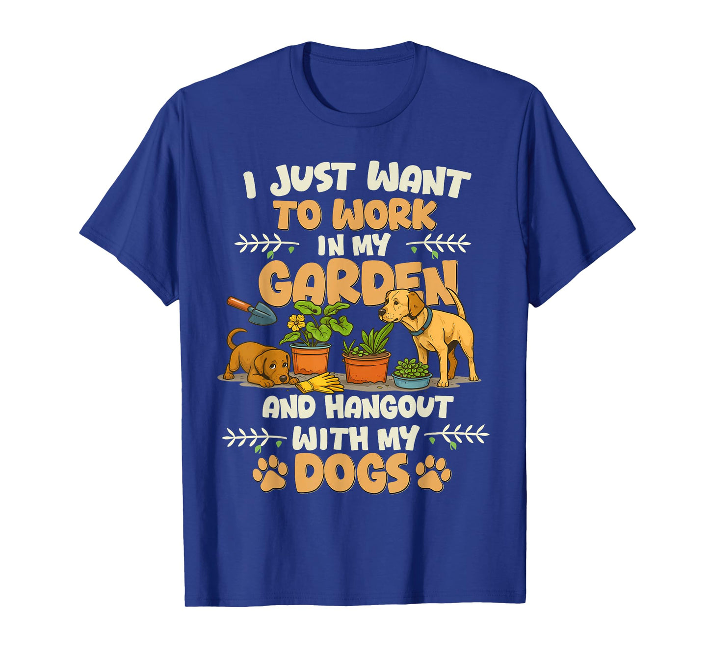 Gardening Dog Lover Gardener Garden Pet Plants Lovers T-Shirt