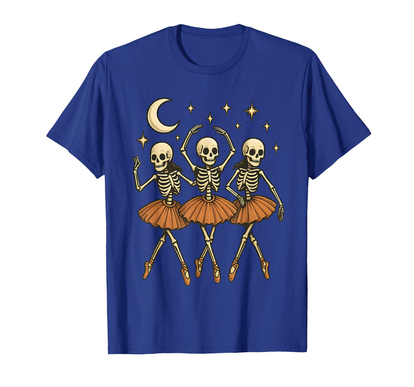 Spooky Skeleton Dance Scary Ballet Halloween Dancers T-Shirt