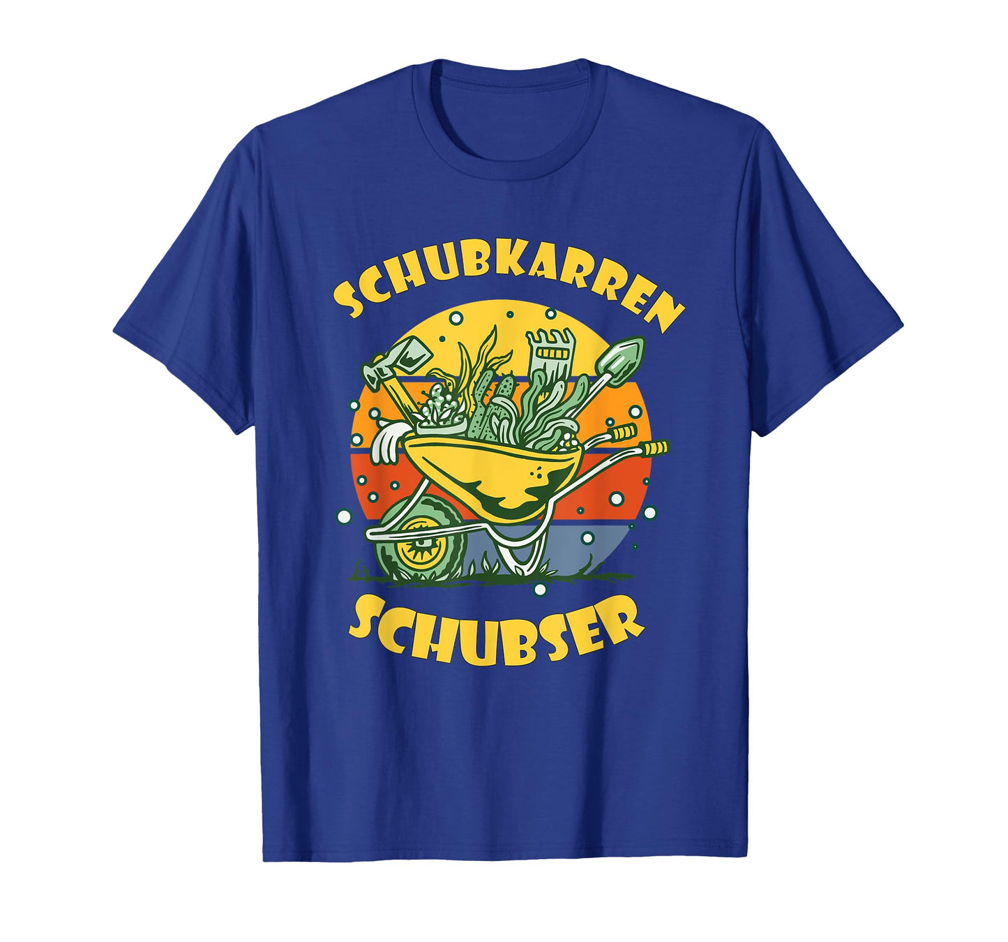 Gardening fun. Wheelbarrow pusher, Funny Garden Gardens T-Shirt