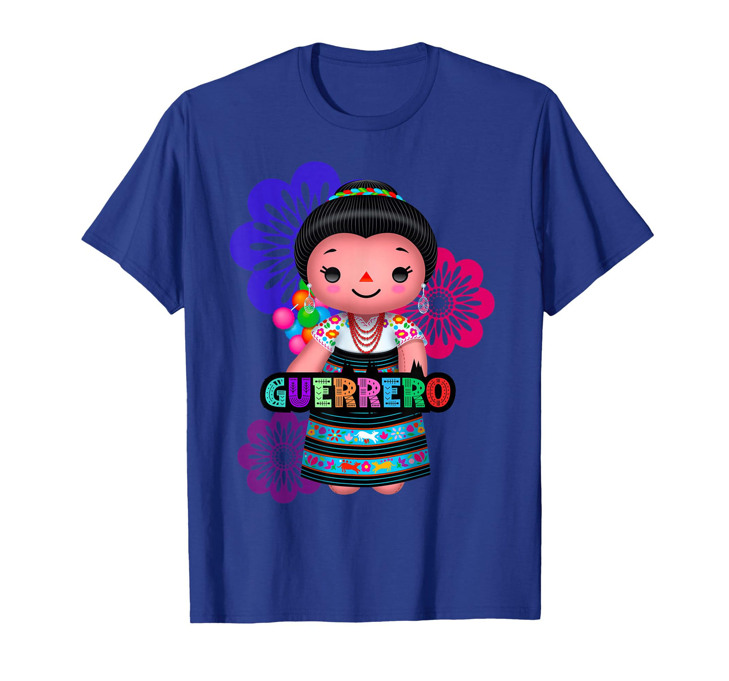 Guerrero Muñeca Lelé Maria Handmade Mexicans Artesanal T-Shirt