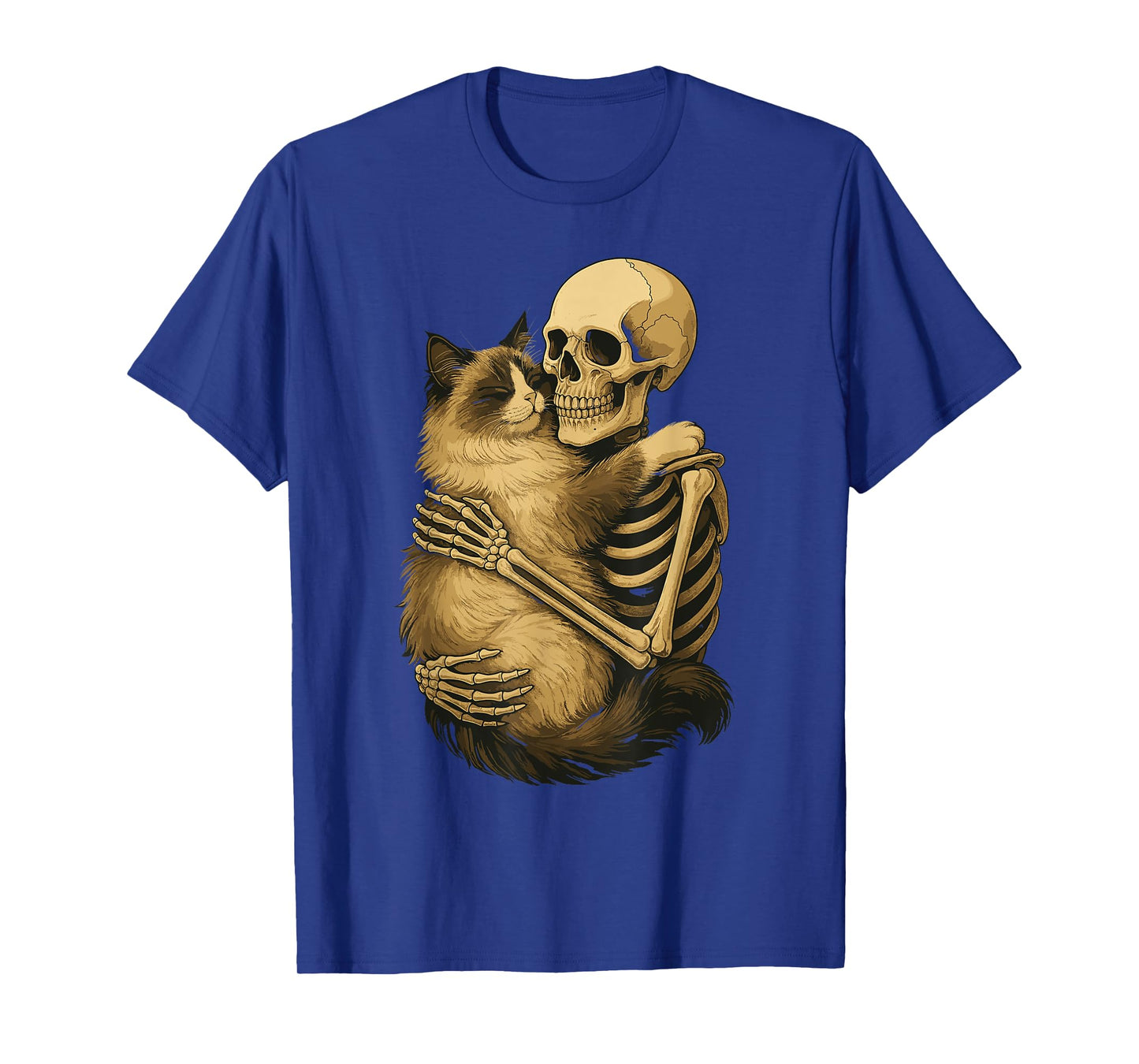 Skeleton Hugging Ragdoll T-Shirt
