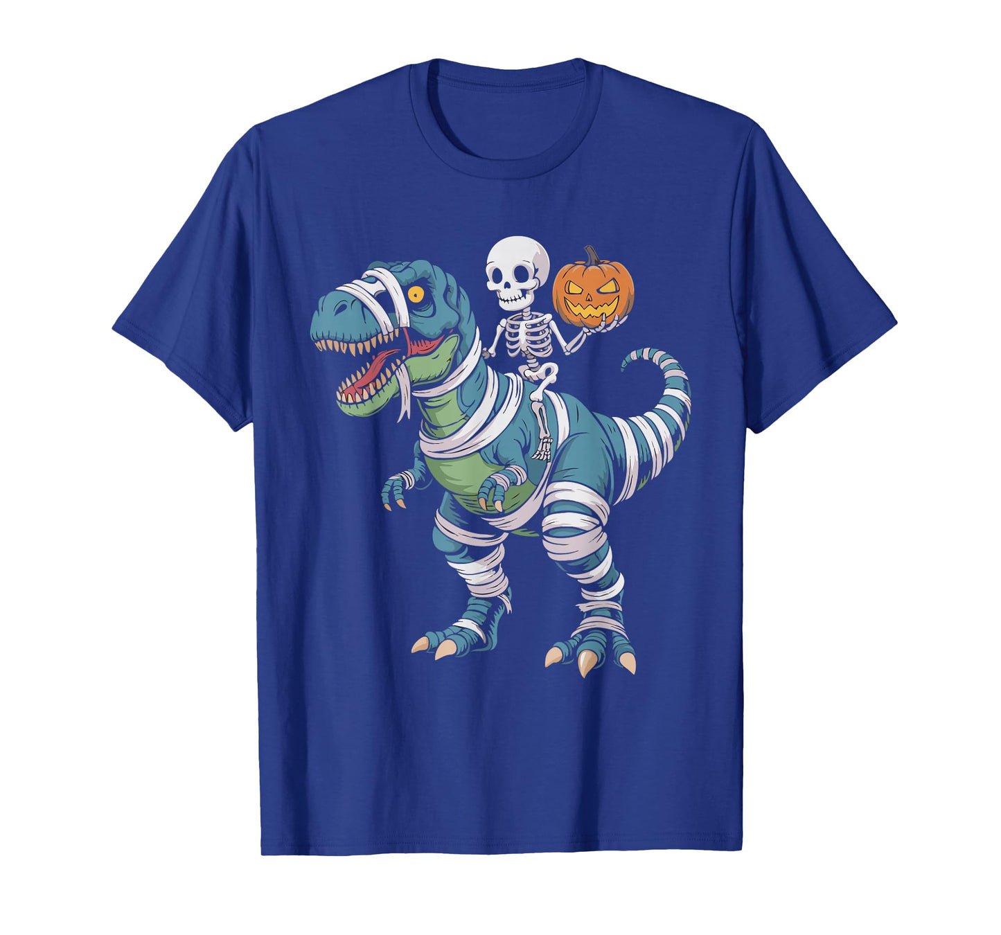 Trex Mummy Skeleton Tyrannosaurus Halloween T-Shirt