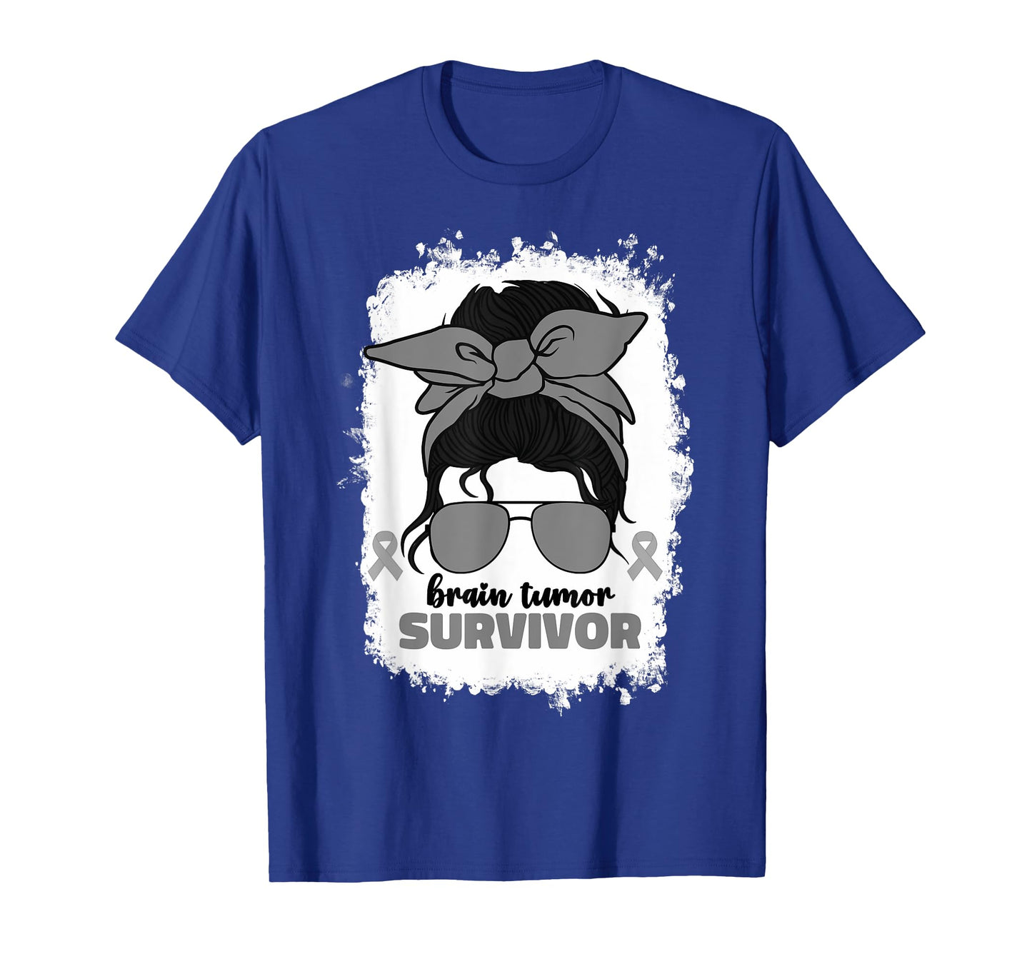 Brain Tumor Survivor Women Go Grey Brain Tumor Awareness T-Shirt