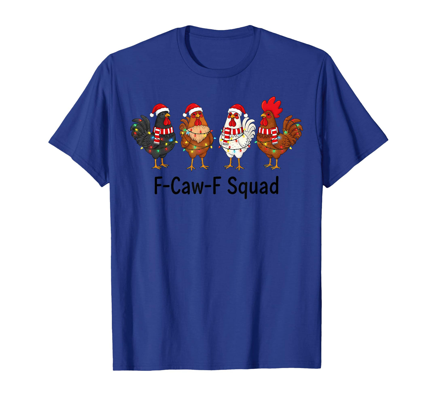Funny F-Caw-F Rooster Chicken Pun Meme, Viral Humor Quote T-Shirt
