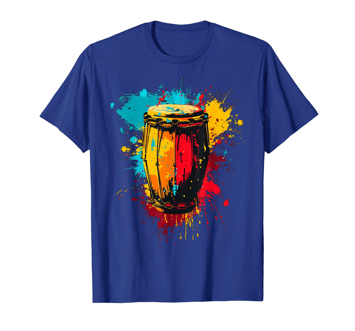 Congas instrument on colorful painted Congas T-Shirt