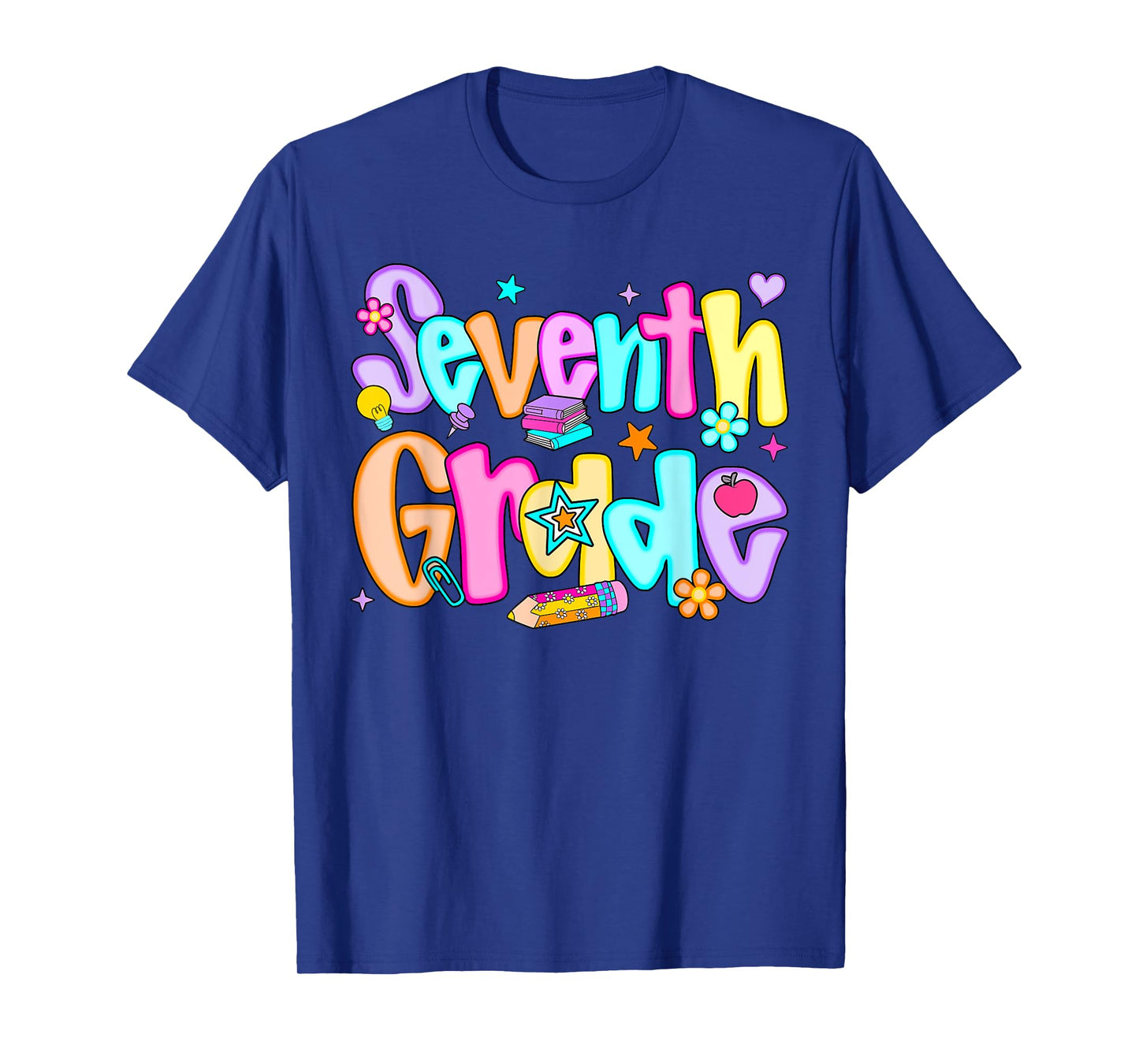 Preppy Seventh Grade Back To School 7th Grade Teachers Girls T-Shirt