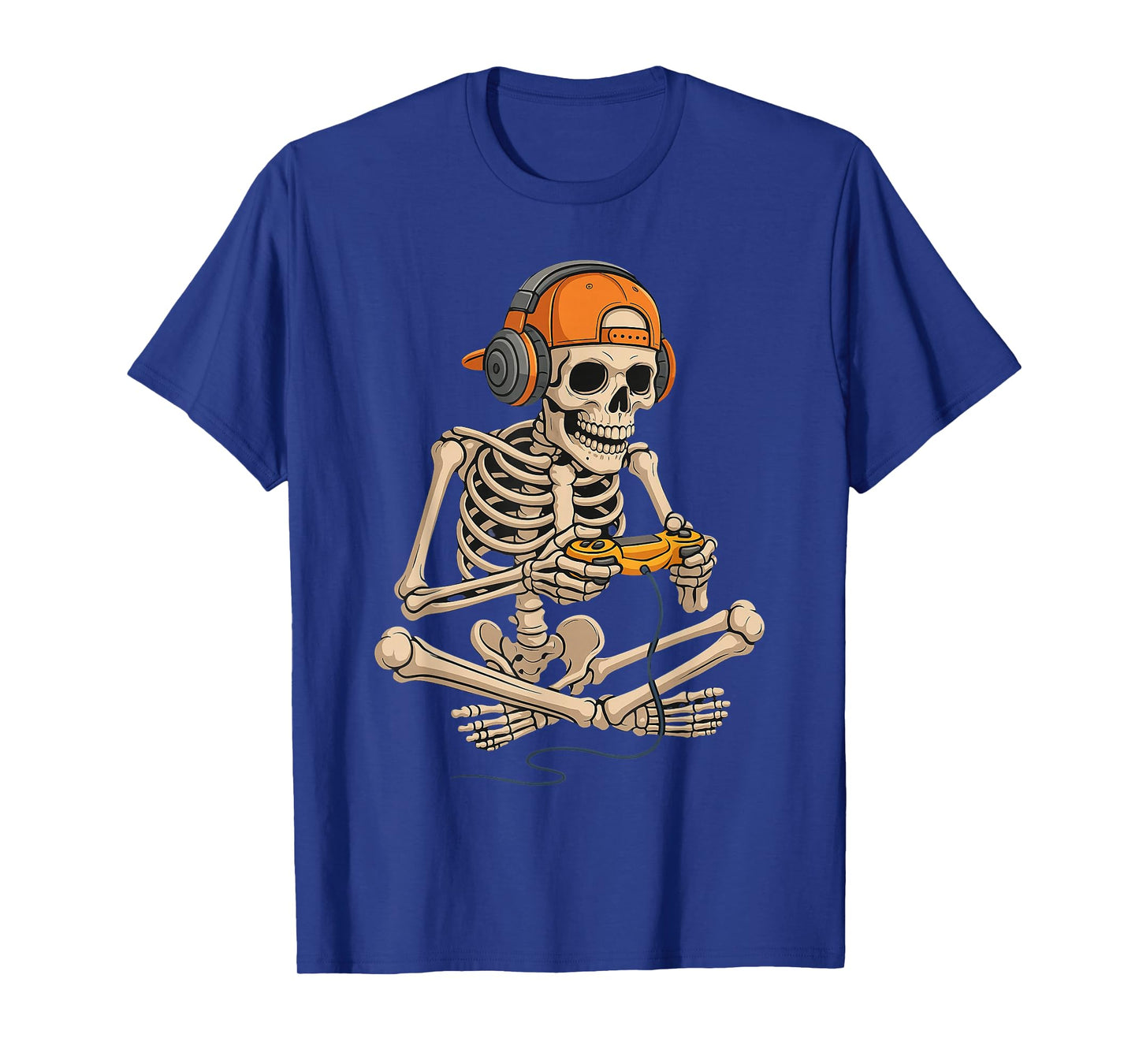 Skeleton Video Game Halloween Gaming Gamer Boys Men Kids T-Shirt