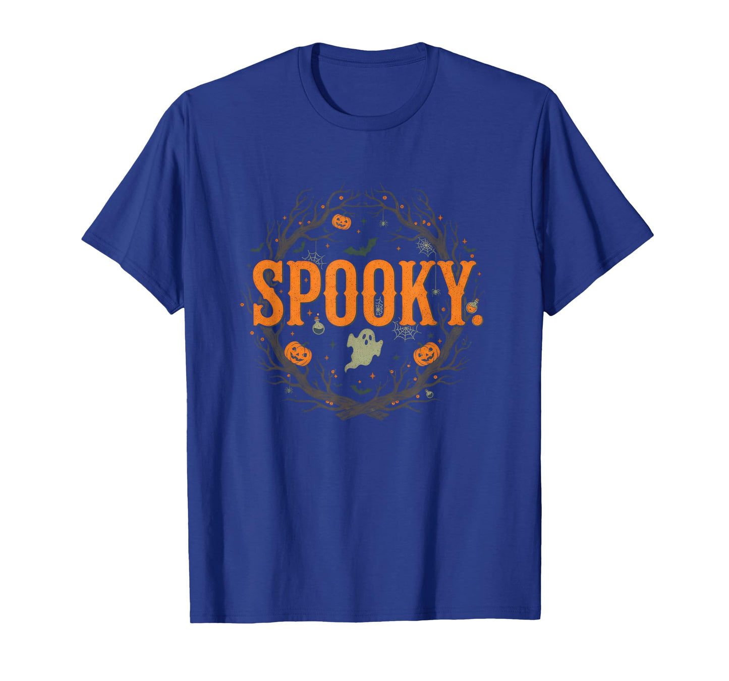 Spooky Jack O Lantern Ghosts Funny Halloween Trick or Treat T-Shirt