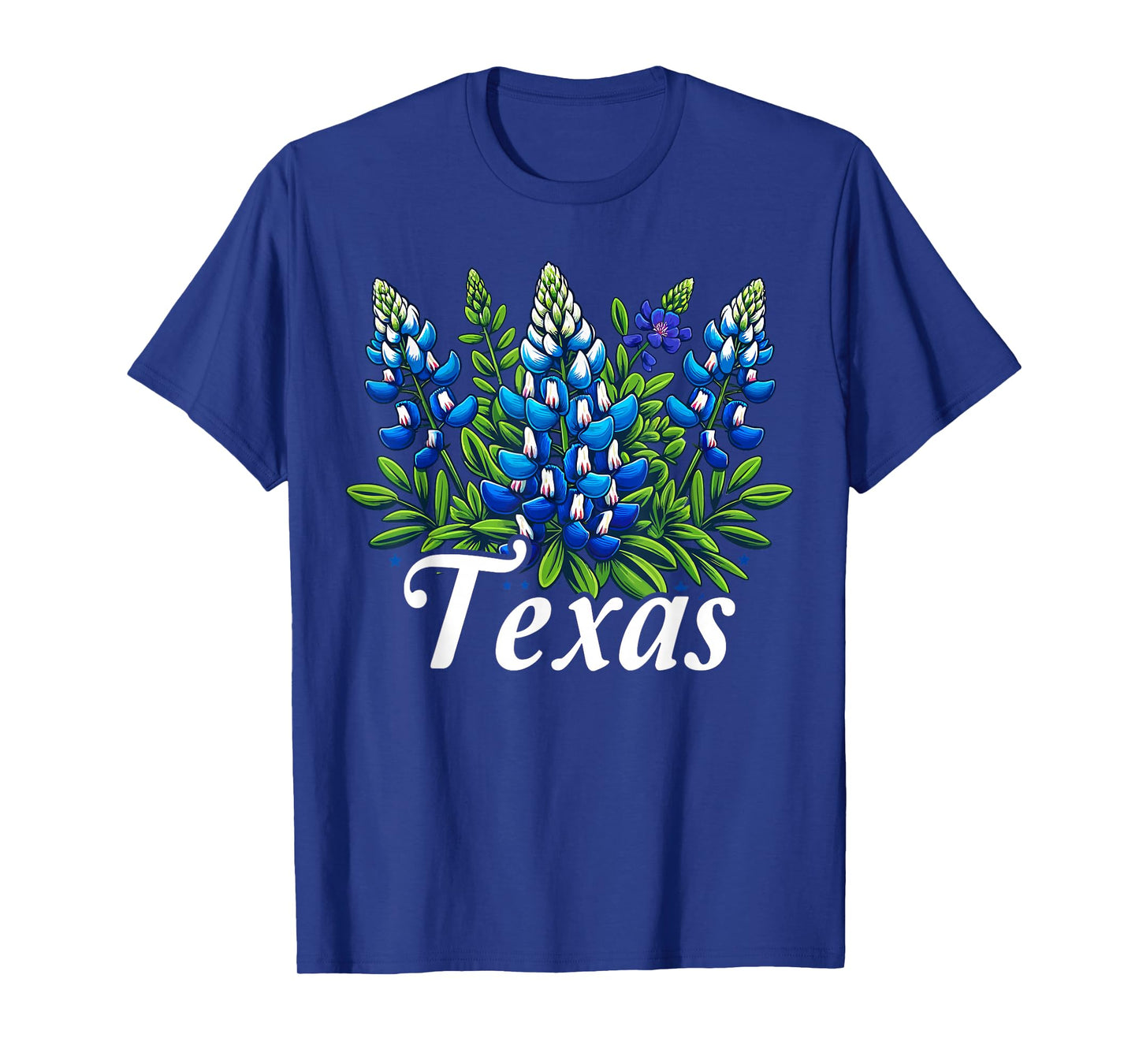 Texas Bluebonnet Floral Graphic T-Shirt