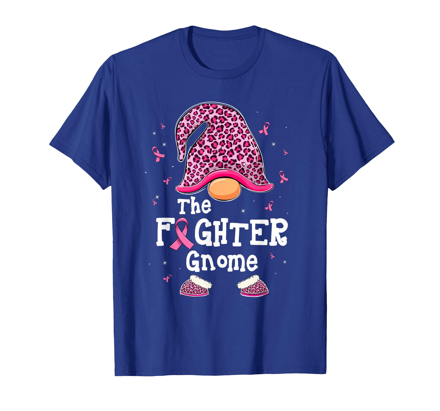 The Fighter Gnome Pink Warrior Breast Cancer Awareness Month T-Shirt