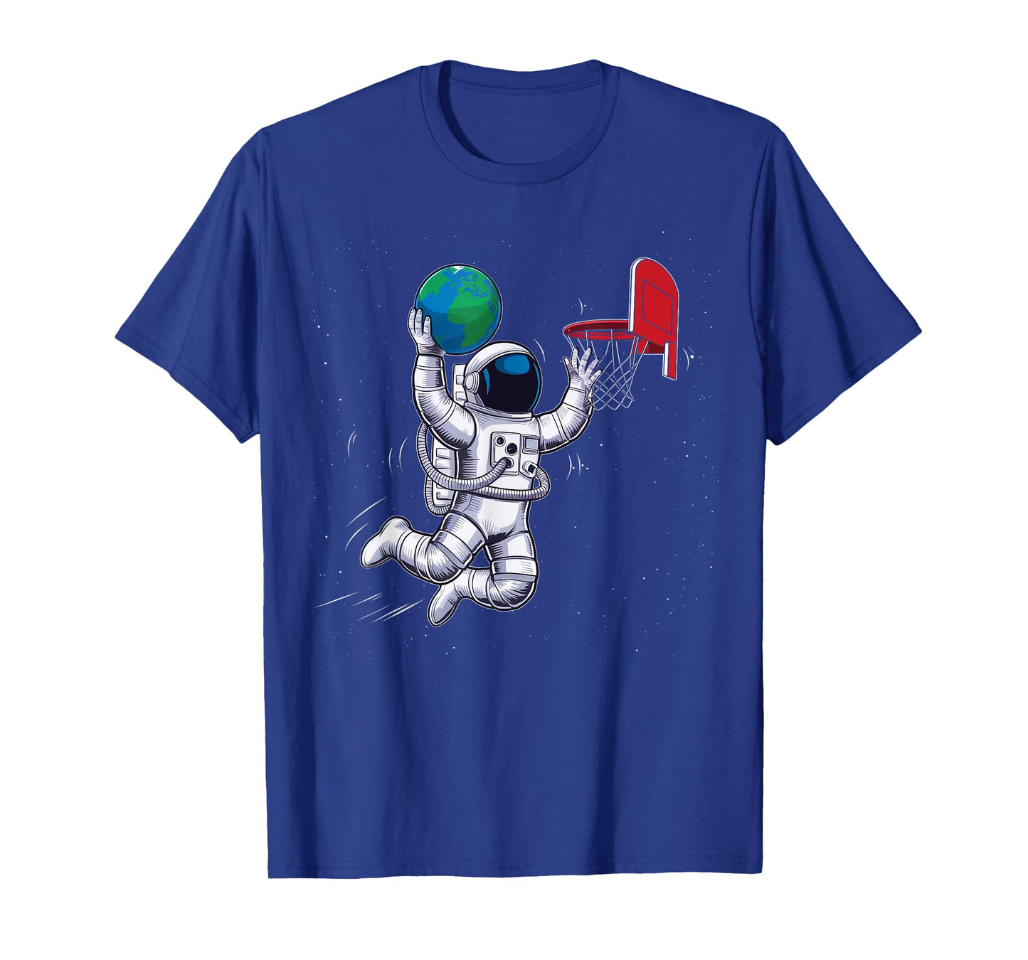 Astronaut Basketball Outer Space Planet Gifts Men Women Kids T-Shirt
