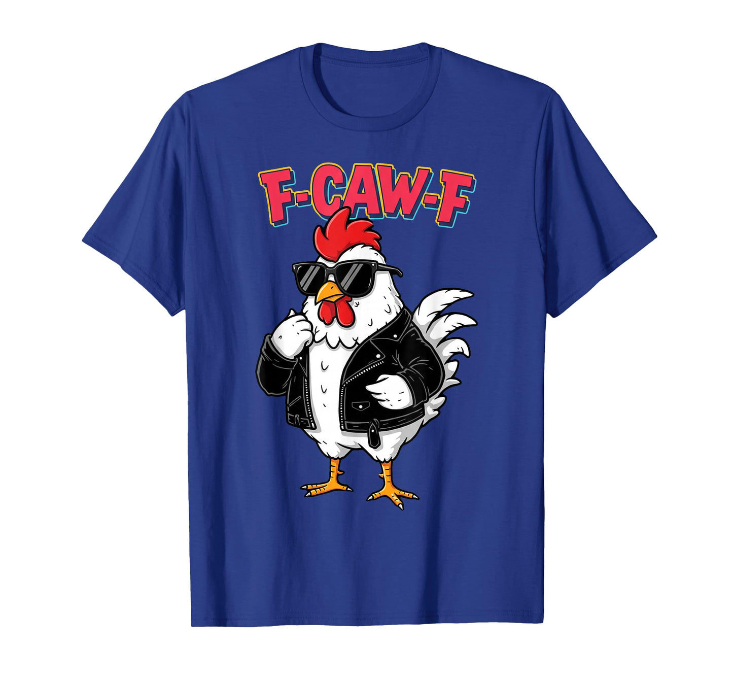 F-Caw-F Black Crow Funny Black Bird Moon Gothic Adult Humor T-Shirt