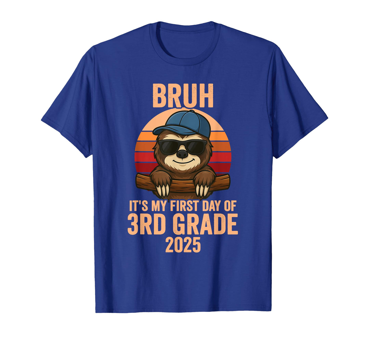 3rd Grade 2025 Bruh It's My First Day Of Third Grade T-Shirt