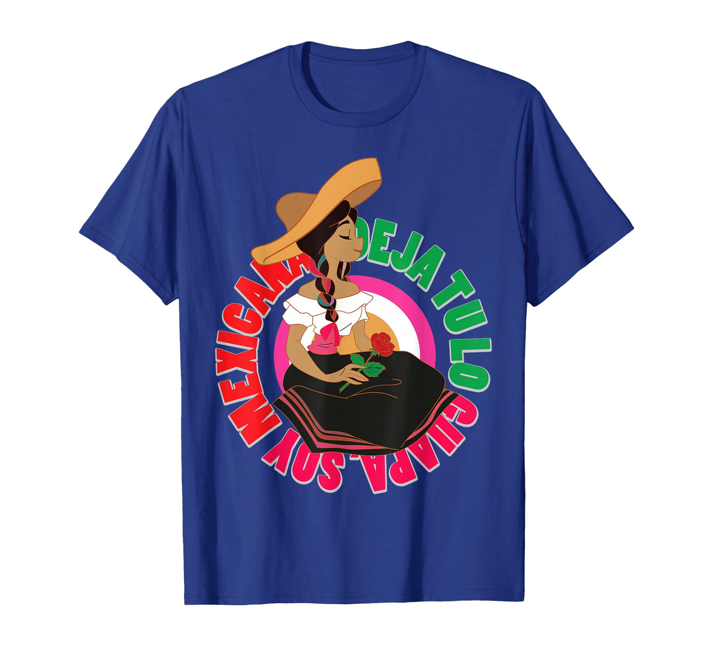 Viva Mexico Independence Day Women Girl Doll Mexican Flag T-Shirt