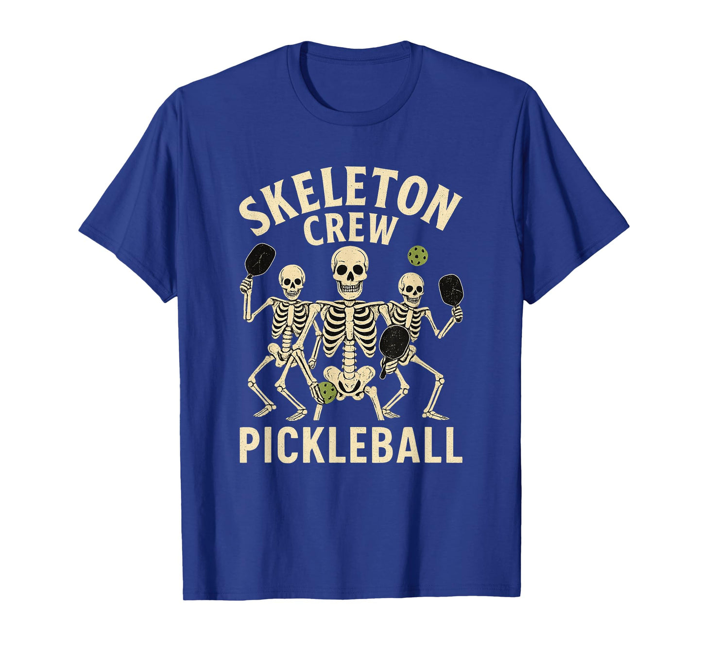 Skeleton Pickleball Shirt Skeleton Crew Tee T-Shirt