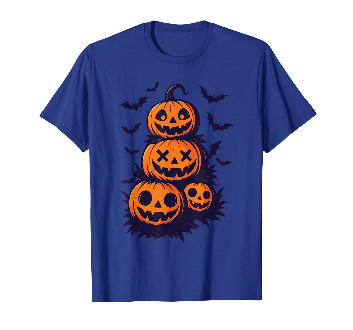 Pumpkin Crows Halloween Jack O Lantern Spooky Season T-Shirt