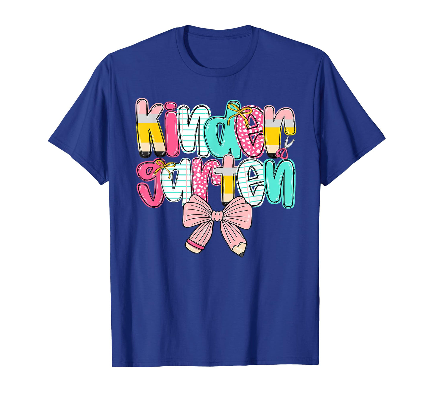 Kindergarten Coquette Bow Back To School First Day Of School T-Shirt
