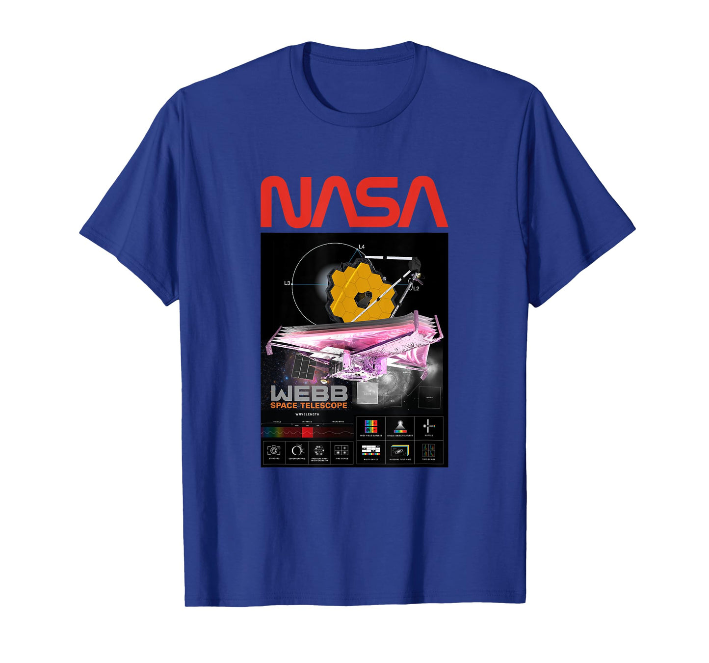 James Webb Space Telescope Launch Date 12 18 2021 T-Shirt