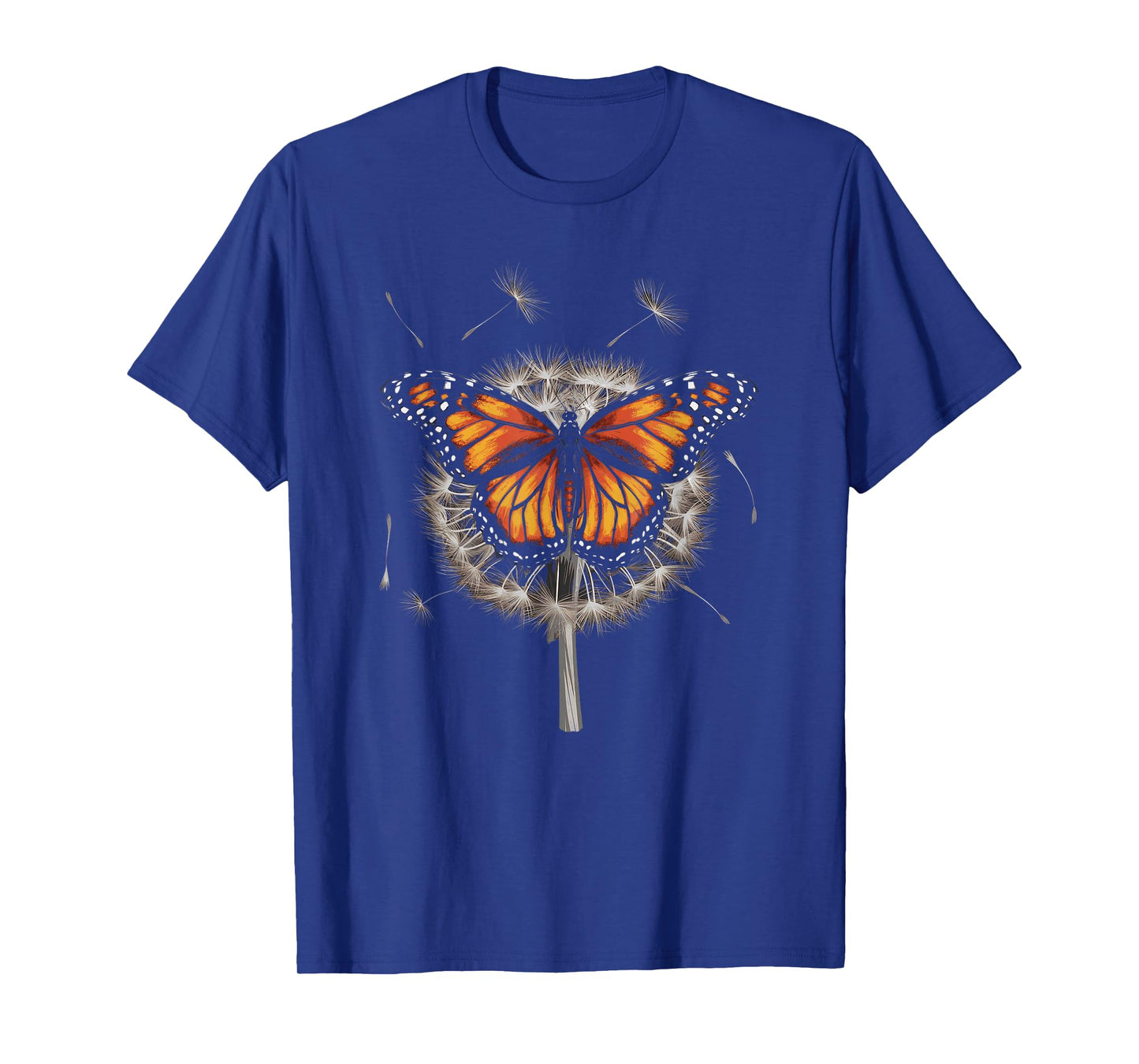 Monarch Butterfly With Dandelion T-Shirt