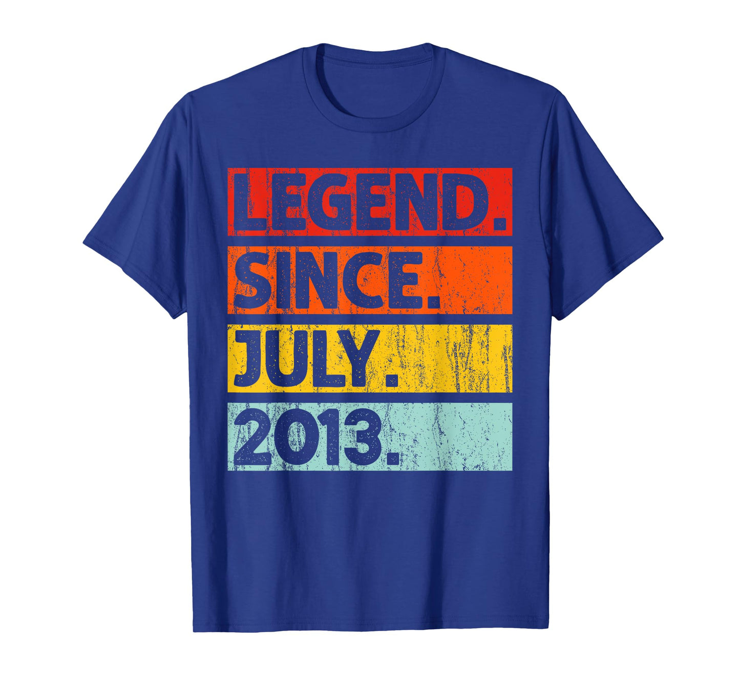 12th Birthday Gifts Legend Since July 2013 12 Years Old T-Shirt