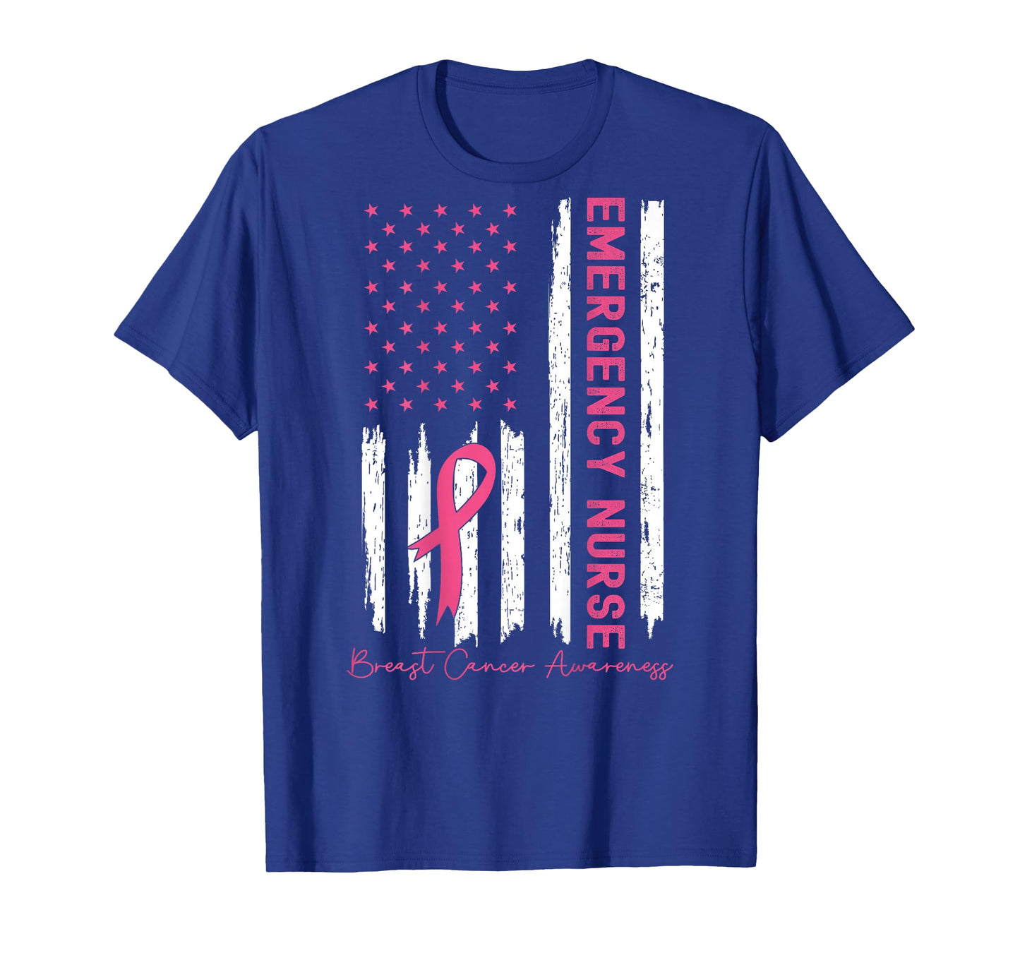 Emergency Department Breast Cancer Awareness ER ED Nurses T-Shirt