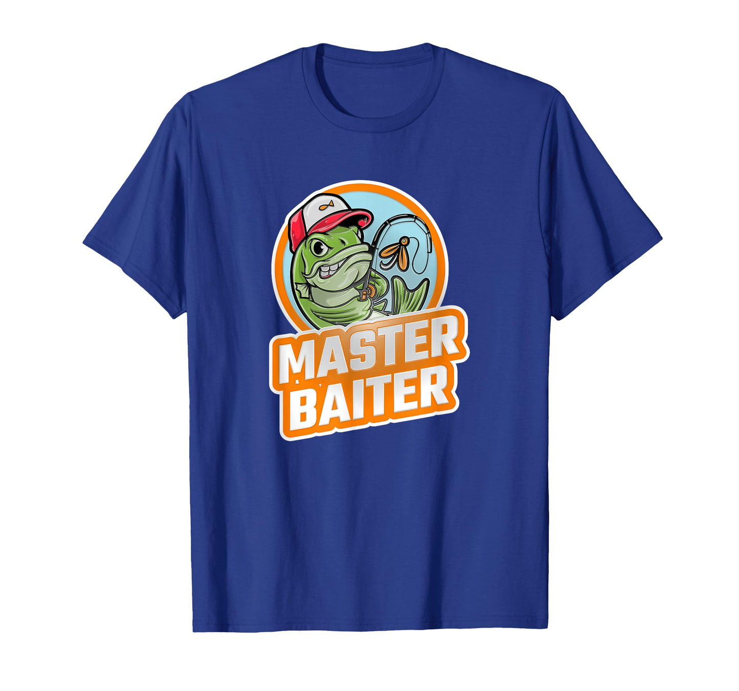 Master Baiter Vintage Bass Fishing Funny Angler T-Shirt