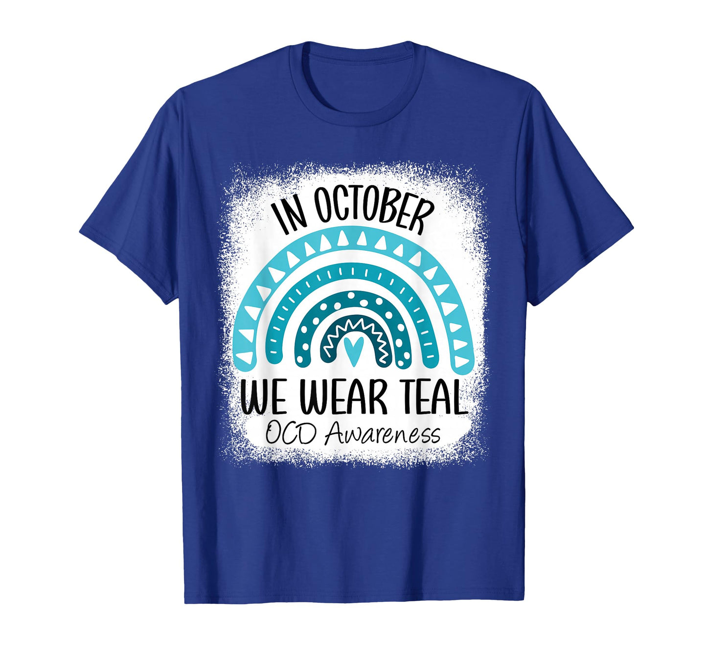 Rainbow Ribbon Obsessive-Compulsive Disorder OCD Awareness T-Shirt