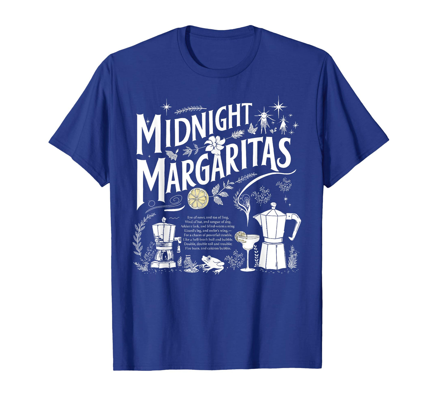 Trick Or Treat Spooky Season Midnight Margaritas Halloween T-Shirt