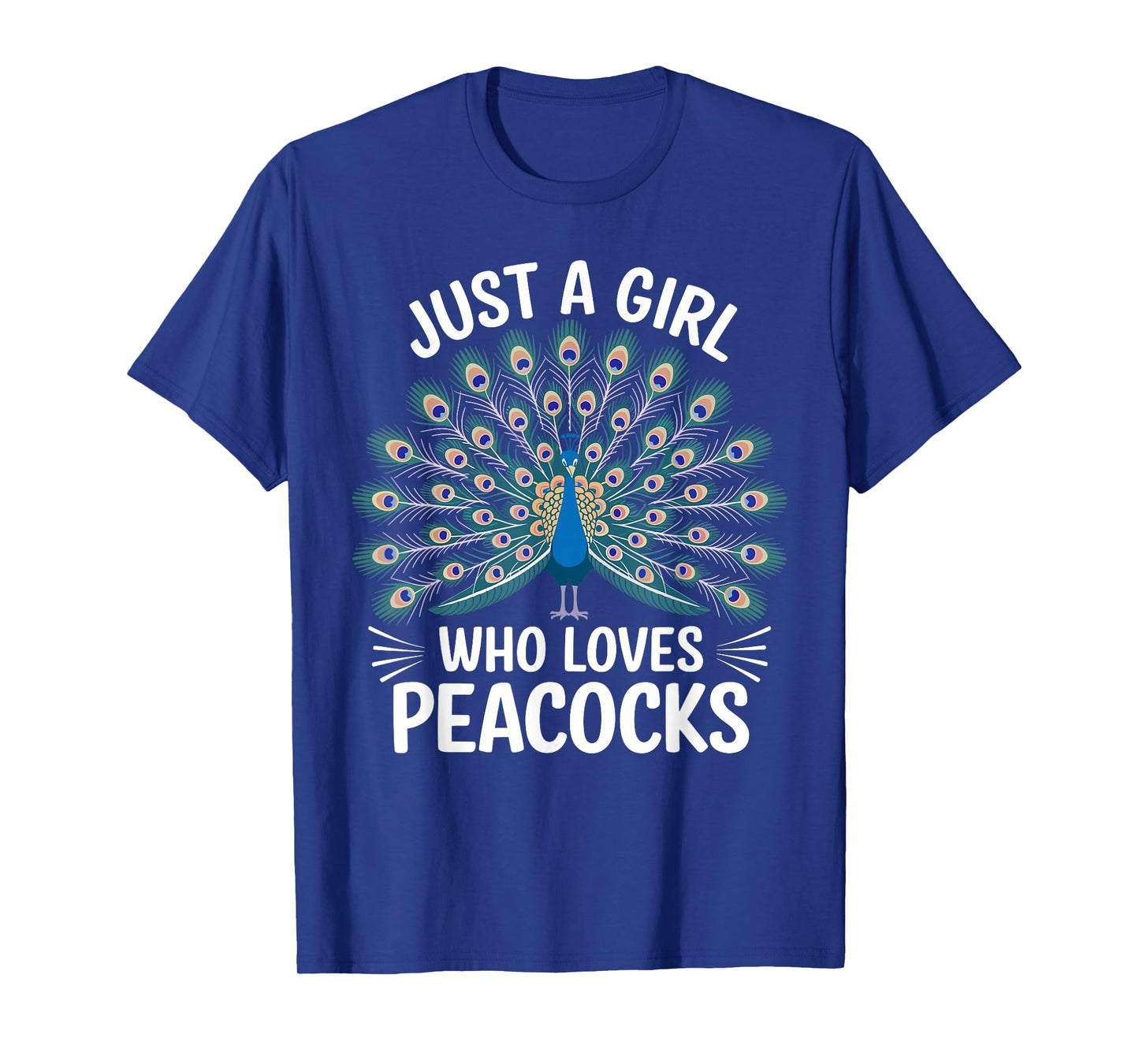 Peacock Art for Women Girls Peacock Feather Peacock Lovers T-Shirt