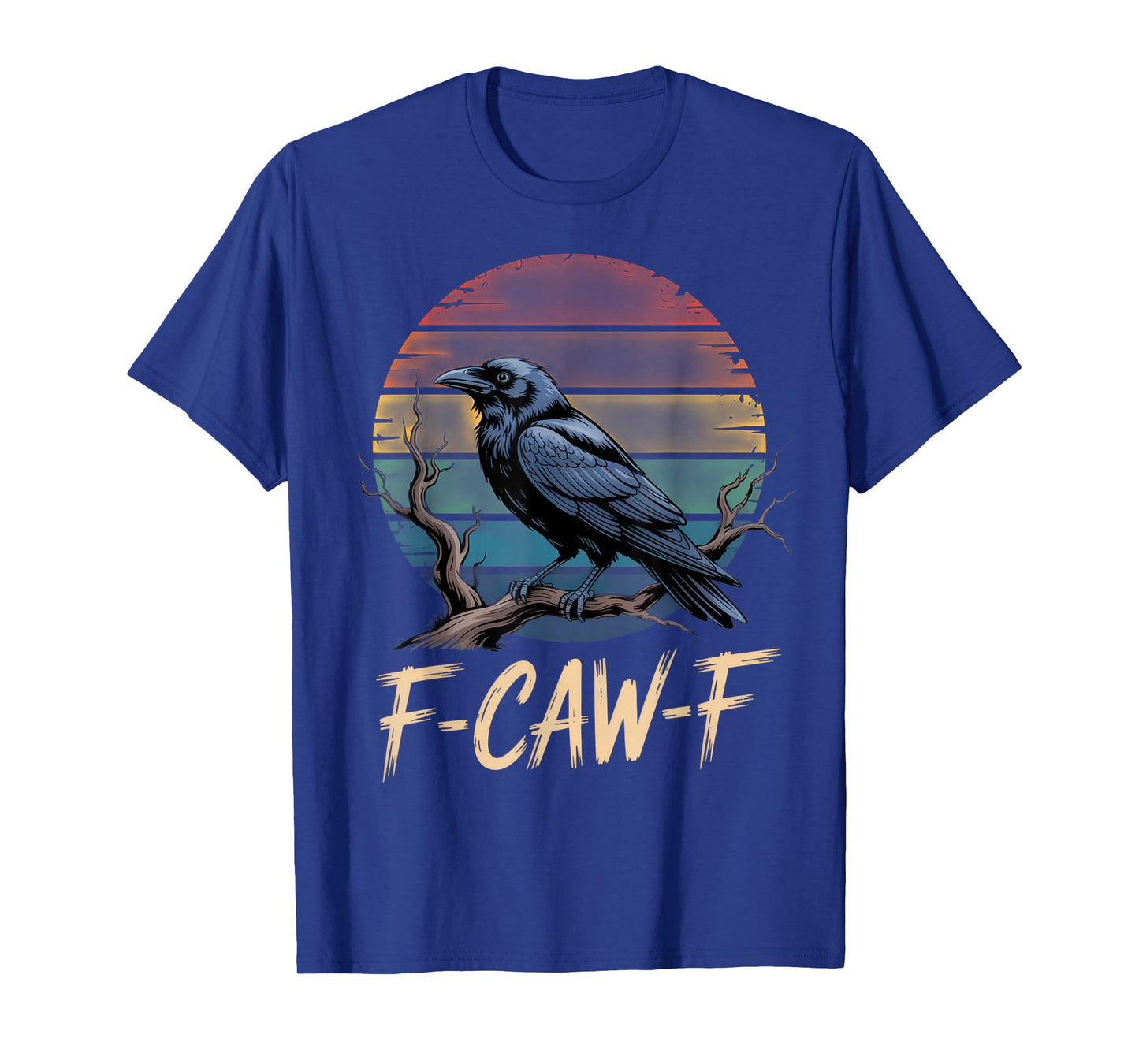 F-CAW-F Raven Art for Introverts with Sarcastic Humor T-Shirt