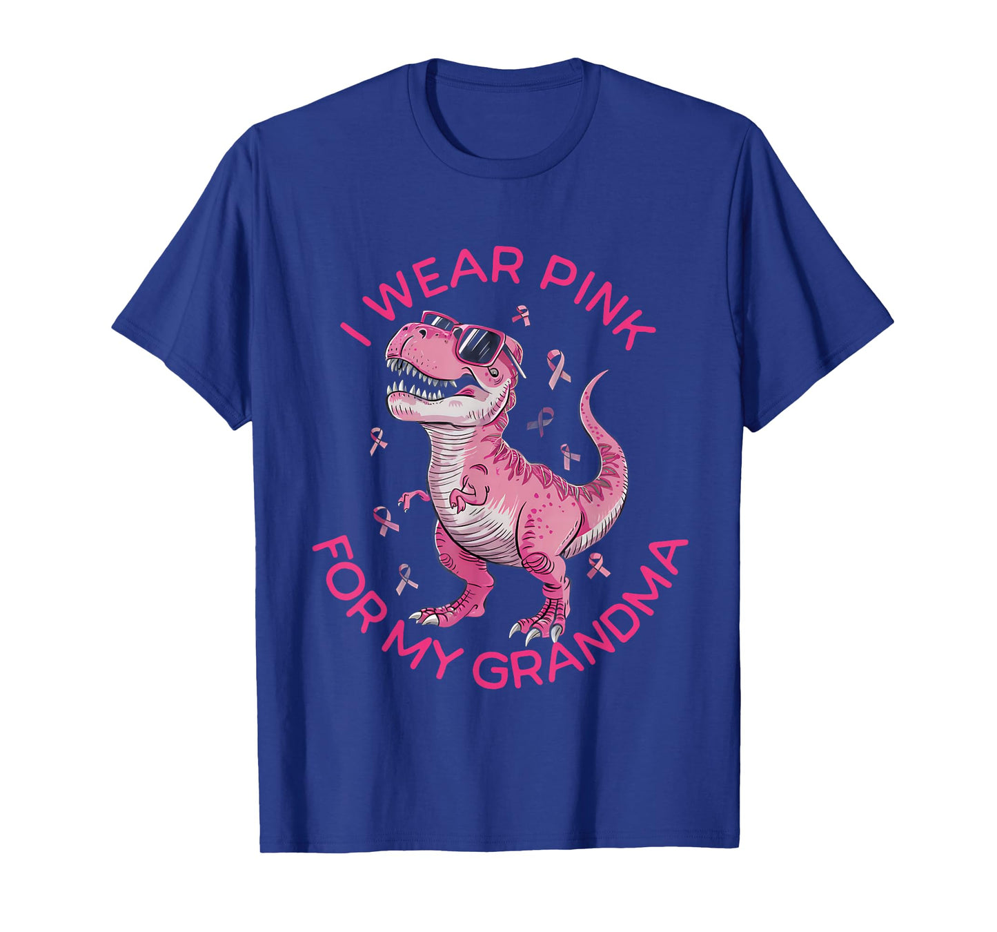 Kids Breast Cancer Awareness I Wear Pink For My Grandma T-Shirt