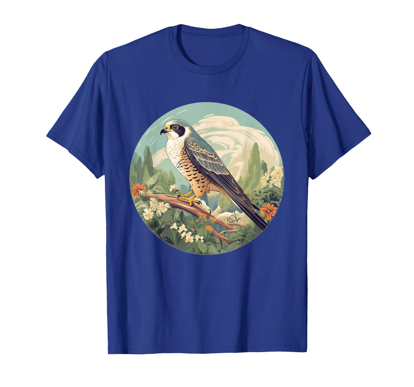 Cool Falconry Bird in Wilderness T-Shirt