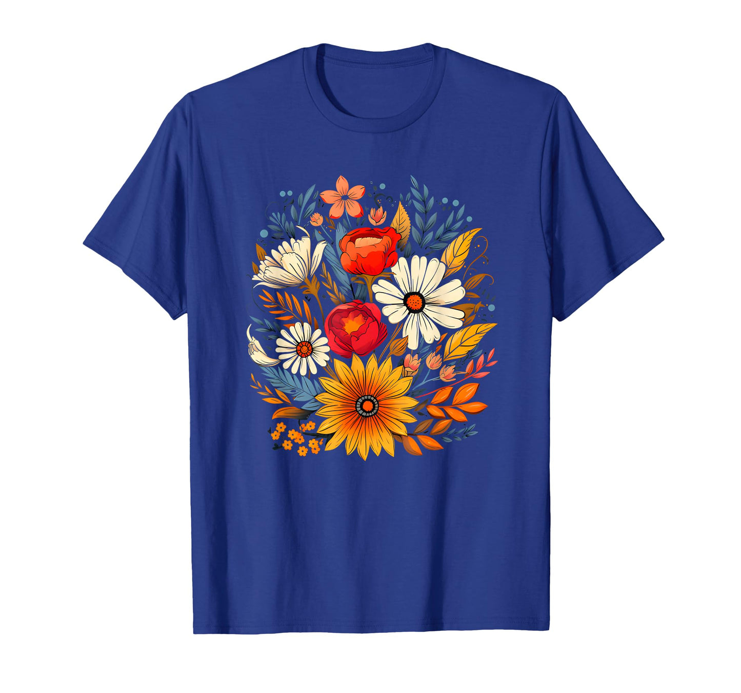 Floral Nature Flower for Women Boho Wildflower Lover T-Shirt